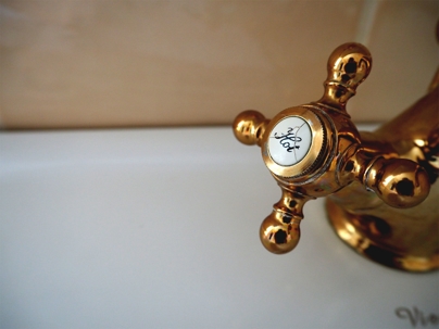 hot water faucet