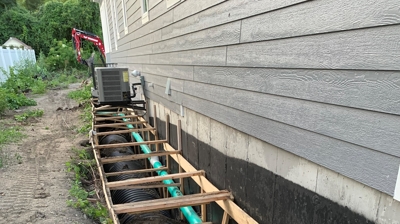 Cistern and irrigation installation Photo